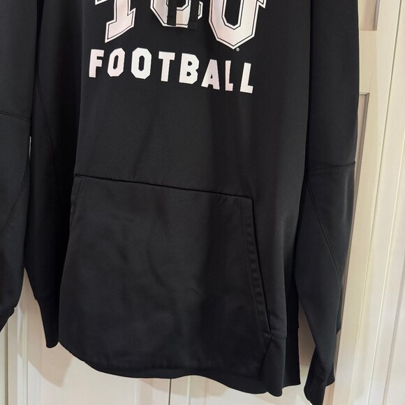 TCU Horned Frogs Nike Football Hoodie XL Black Sweatshirt Mens NCAA Top - Picture 2 of 11